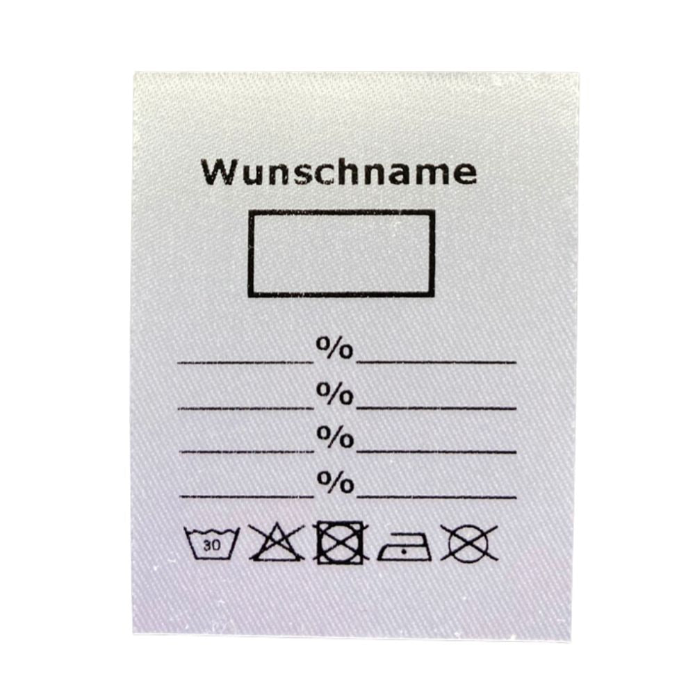 Etiketten mit Wunschname - Anti Fray