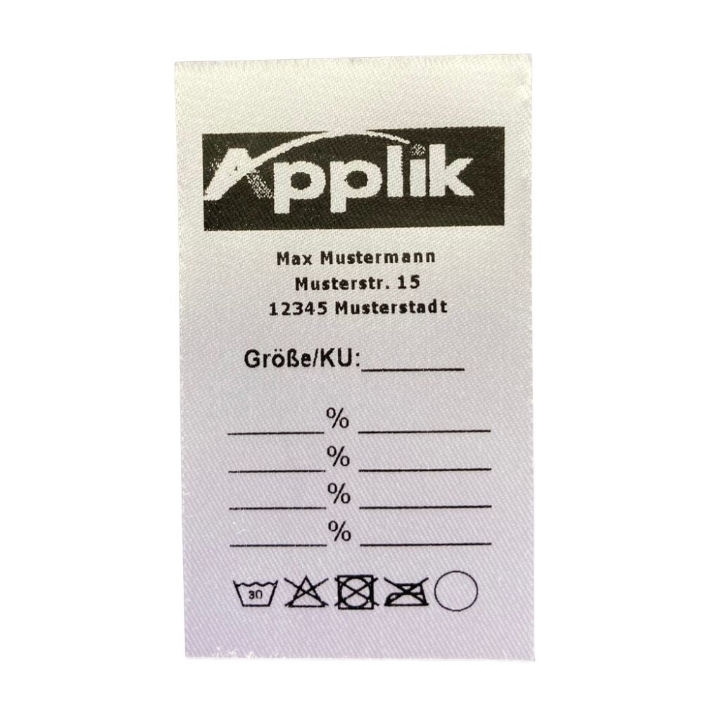 Logo Etiketten Gewerbeetiketten – Anti Fray