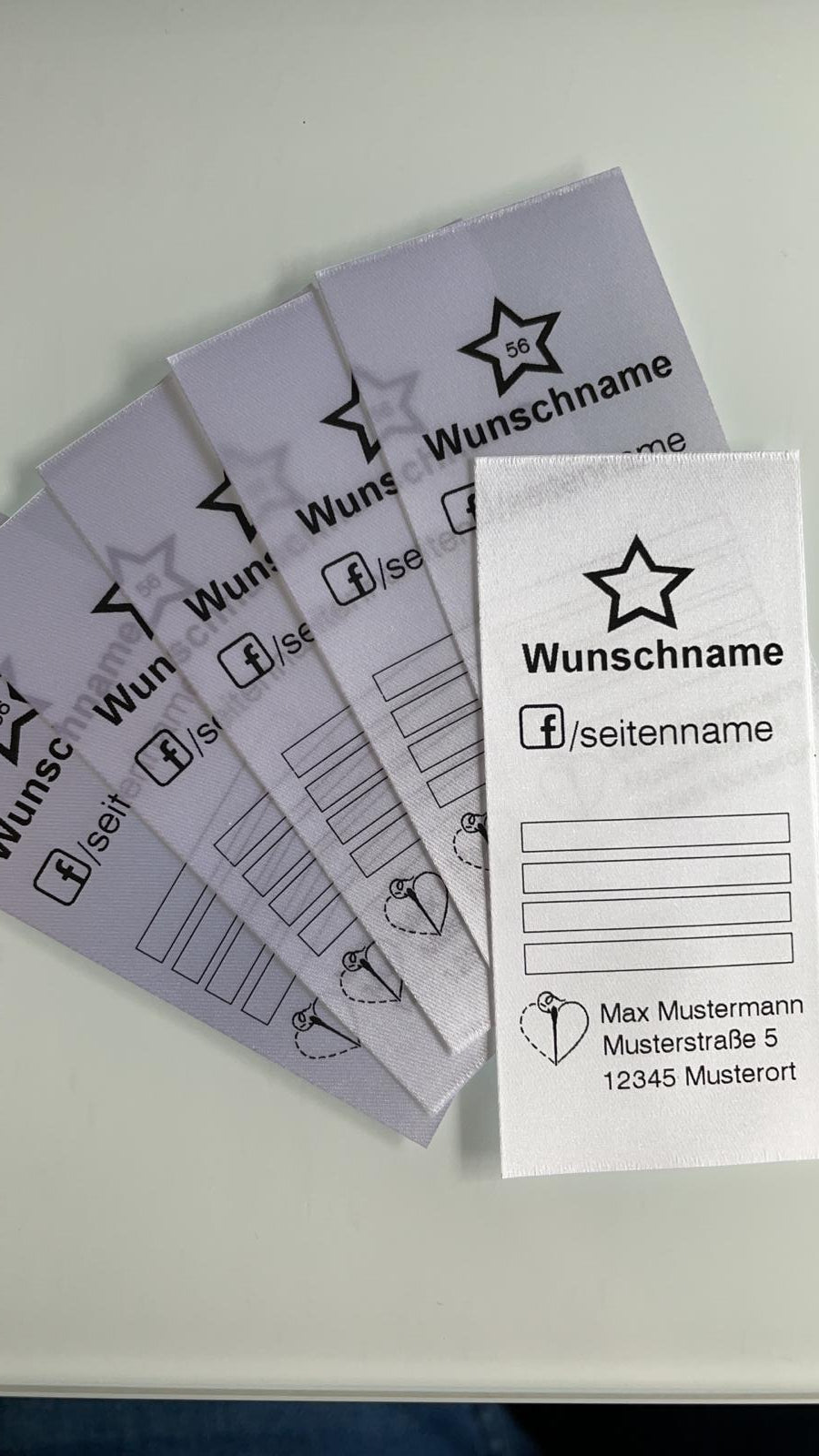 Gewerbe Etikett - Neu 2021