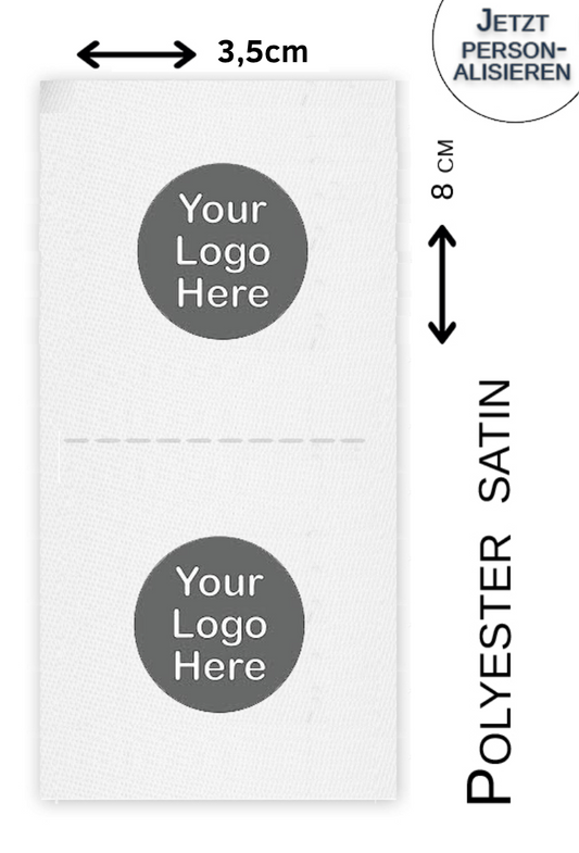 Logo Etiketten doppelt
