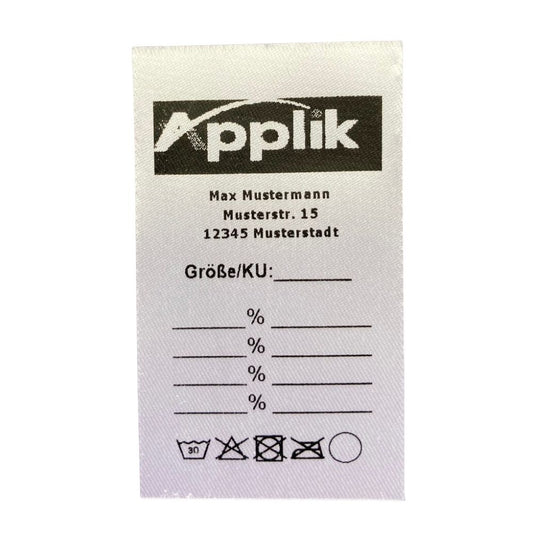 Logo Etiketten Gewerbeetiketten – Anti Fray